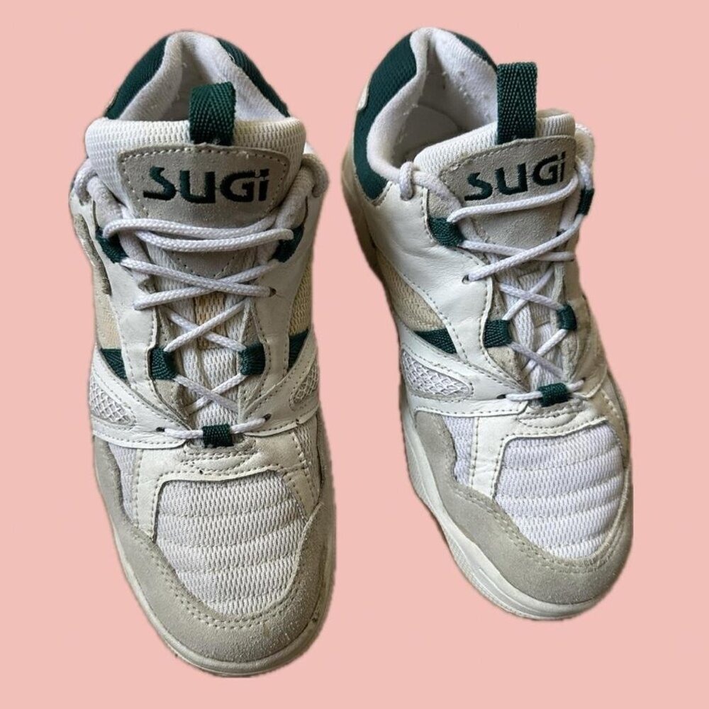 Classic 90s Sugi sneakers Retro runner silhouette size 8